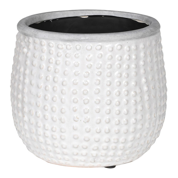 White Dots Planter