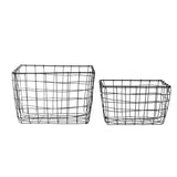 Industrial Wire Baskets - set of 2