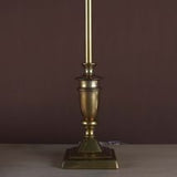 Emile Antique Brass Lamp with Shade